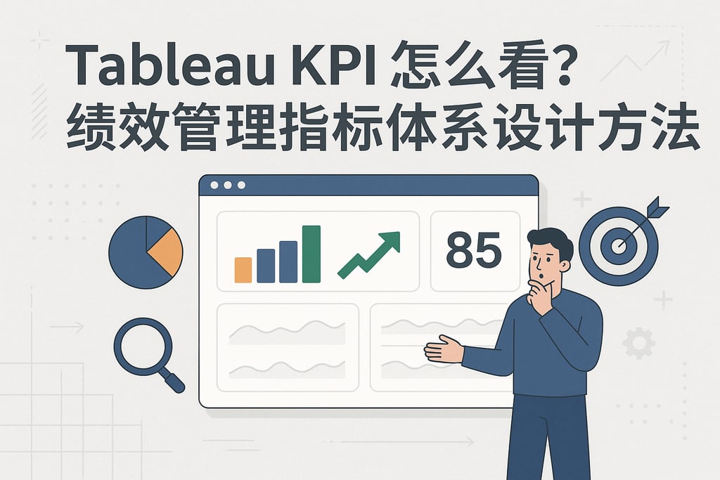 Tableau KPI怎么看？绩效管理指标体系设计方法